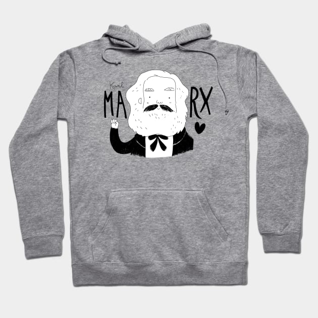 Karl Marx Hoodie by violinoviola